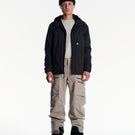 Manteau à capuchon Spine MTN-X pour hommes - Noir