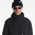 Manteau à capuchon Spine MTN-X pour hommes - Noir
