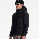 Manteau à capuchon Spine MTN-X pour hommes - Noir