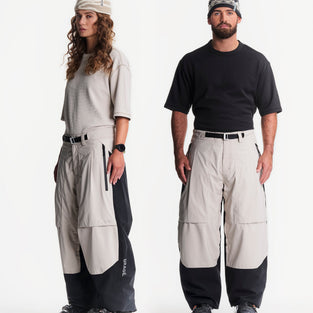 Pantalon coquille à 2 couches Rebound Unisexe - Dark Birch
