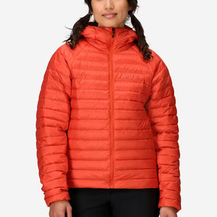 HYPE down hooded sweatshirt for women