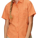 Women's AirExchange UPF 40 Short-Sleeve Collared Shirt