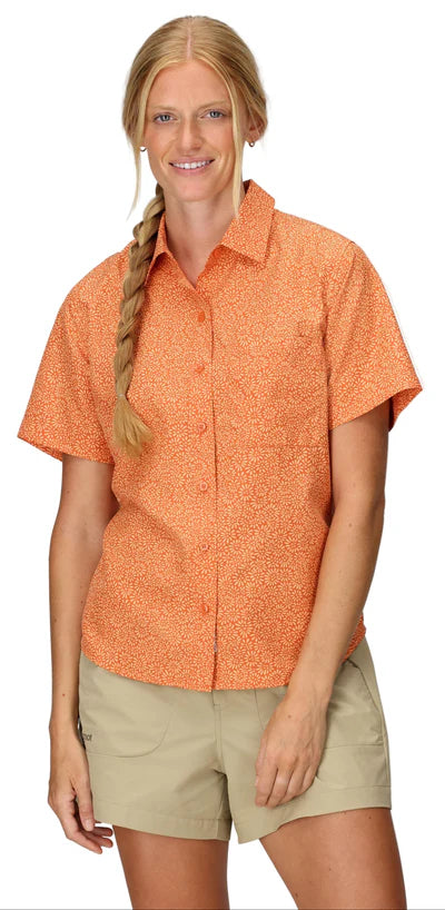 Women's AirExchange UPF 40 Short-Sleeve Collared Shirt