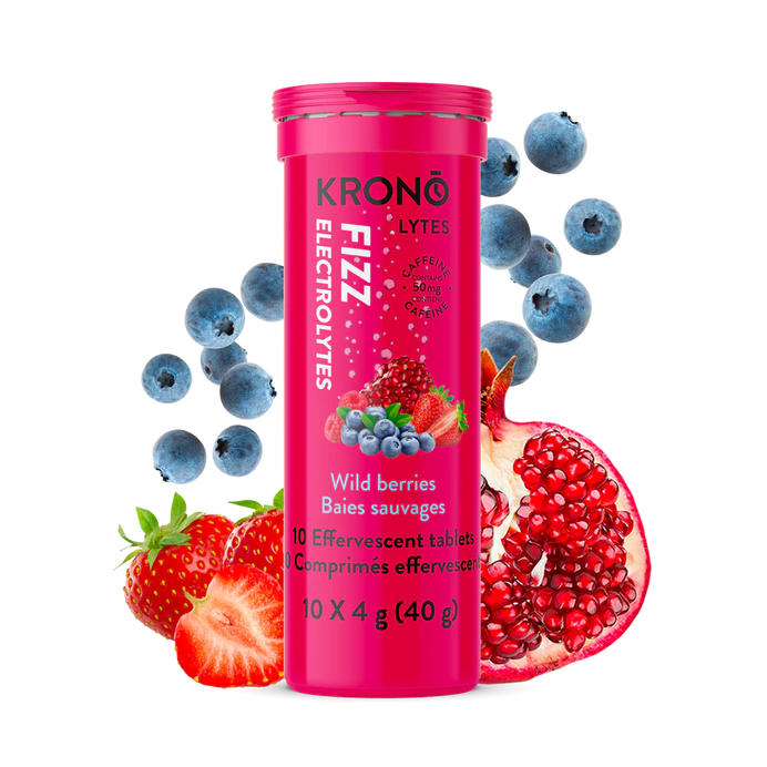 Comprimés effervescents Fruits des champs caféine