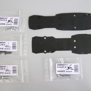 Rdx 3/5mm riser set (heel/toe, color: 3/5mm riser kit (heel/toe) with screws. only for ff st 20x, 16x, 16, 14