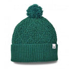 Pom Pom Cable Cuff Beanie
