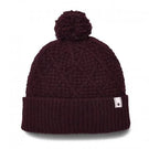 Pom Pom Cable Cuff Beanie